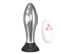 Plug anale Plug anale in metallo Giocattoli del sesso anale Vibratori anali telecomandati senza fili Giocattoli del sesso Per Donne Uomini adulti Buttplug Plug anale