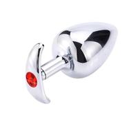 Plug anale Plug anale in metallo in acciaio inossidabile Butt plug Giocattoli sessuali Per Donna Uomo Coppie Adulti Masturbatore Sesso anale Negozio S/M/L