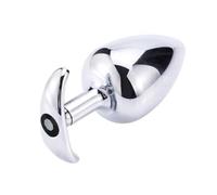 Plug anale Plug anale in metallo in acciaio inossidabile Butt plug Giocattoli sessuali Per Donna Uomo Coppie Adulti Masturbatore Sesso anale Negozio S/M/L