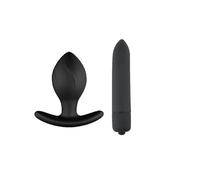 Plug anale Plug anale in silicone Plug anale a forma di ancora con vibratori a 10 velocità Ano Masturbatore G Sopt Massaggio Prostata Giocattoli sessuali per adulti