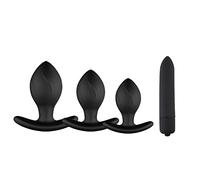 Plug anale Plug anale in silicone Plug anale a forma di ancora con vibratori a 10 velocità Ano Masturbatore G Sopt Massaggio Prostata Giocattoli sessuali per adulti