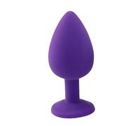 Plug anale Plug anale in silicone S/M/L Plug anale 3 Giocattoli sessuali di diverse dimensioni Coppie Giochi anali per adulti Sex Shop (Viola Taglia S)