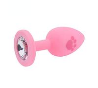 Plug anale Plug anale in silicone sexy con artiglio di gatto con vibratore a 10 velocità rosa unisex butt plug per adulti giocattolo erotico per uomo donna