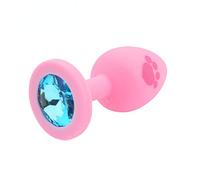 Plug anale Plug anale in silicone sexy con artiglio di gatto con vibratore a 10 velocità rosa unisex butt plug per adulti giocattolo erotico per uomo donna
