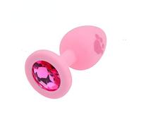 Plug anale Plug anale in silicone sexy con artiglio di gatto con vibratore a 10 velocità rosa unisex butt plug per adulti giocattolo erotico per uomo donna