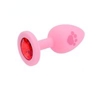 Plug anale Plug anale in silicone sexy con artiglio di gatto con vibratore a 10 velocità rosa unisex butt plug per adulti giocattolo erotico per uomo donna