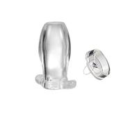 Plug anale Plug anale in TPE Plug anale cavo con butt plug Anus Buttplug SM Sex Toys (M con tappo)