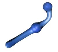 Plug anale Plug anale in vetro di cristallo con doppia testa foderata in rosa, perline finte con pene g, masturbatore, macchina del sesso, giocattolo del sesso Per uomini donne