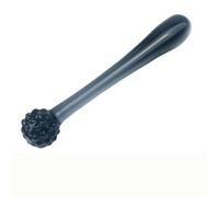 Plug anale Plug anale in vetro granulato nero Doppio dildo Buttplug Macchina del sesso Plug anale in vetro Giocattoli sessuali Per Macchina del sesso per coppie