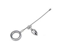Plug anale Plug anale Metallo mobile in acciaio inossidabile Plug anale Masturbatore Sex Machine uomini doppia Sex Machine giocattolo del sesso per adulti Strumenti sessuali Per uomini