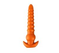 Plug anale Plug anale Perline Silicone Enorme Big Butt Plug G Spot Massaggiatore prostatico Giocattoli anali(Oro)