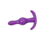 Plug anale Plug anale sexy Coda Plug anale in acciaio inossidabile e silicone Giocattoli sessuali Stimolatore dell'ano gay Coppia tocco morbido(G)
