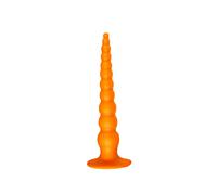 Plug anale Plug anale super lungo perline in silicone enorme plug anale grande vagina punto G massaggiatore prostatico giocattoli anali erotici (oro - L)