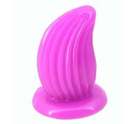 Plug anale Plug anale Superficie a coste Dildo anale Design a conchiglia Lesbiche Gay Masturbarsi Giocattoli del sesso Plug anale curvo Masturbatore Macchina del sesso Giocattoli sexy per adulti