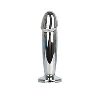 Plug anale Plug anale vibrante in metallo Massaggiatore prostatico anale Vibratori anali in acciaio inossidabile Dildo Sex Toys Plug anale gay (tipo C)