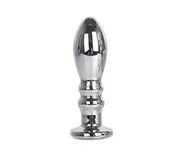 Plug anale Plug anale vibrante in metallo Massaggiatore prostatico anale Vibratori anali in acciaio inossidabile Dildo Sex Toys Plug anale gay (tipo A)