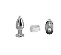 Plug anale Plug anale vibrante in metallo Vibratori wireless Masturbatore Dildo Butt Plug Masturbatore ano Gioco per adulti Giocattoli sessuali Per Uomini Donne Gay
