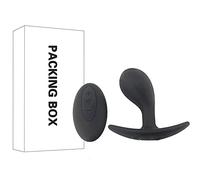 Plug anale Plug anale vibrante wireless Telecomando indossabile Butt Plug Massaggiatore prostatico Masturbatori Giocattoli anali sessuali per adulti 18 Negozio (Tipo A Telecomando D)