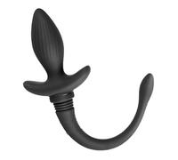 Plug anale Plug anale Vibratore Oscillante Coda di cane Masturbatore del punto G Dildo Butt Plug Sesso Giocattoli anali Dildo Coppie Giochi per adulti Tappi per allenamento di testa