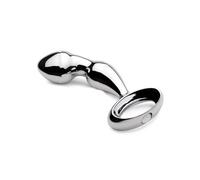 Plug anale Pull Ring Anal Plug Butt Plug G Spot Wand Massager Metallo Anal Massager della prostata Sex Toys Coppia Dildo