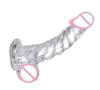 Plug anale Punto G da 9 pollici con ventosa Butt plug anale erotico Giocattoli sessuali