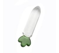 Plug anale Ravanello Cristallo Dildo Di Vetro Per Donne Anali Giocattolo Del Sesso Frutta Verdura Masturbatore Pene Plug Anale Masturbazione Giocattoli Del Sesso Per Donne Uomini