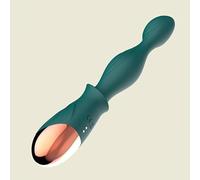 Plug anale Riscaldamento intelligente Spina anale vibrante Masturbatore Dildo Butt Plug Donne Masturbatore Pallina anale Gel di silice Giocattolo del sesso anale Gioco per adulti