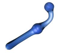 Plug anale rosa foderato doppia testa di cristallo anale butt plug perline finto punto g massaggiatore prostatico giocattolo