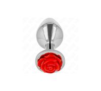 Plug Anale Rosa Rosso S - Giocattolo Intimo per Piacere Estremo, Taglia S, Poids 0.072 Kg, Colore Rosso