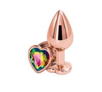 Plug anale Rose Gold Heart M