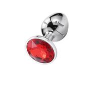 Plug anale S/M/L Metal Diamond Plug anale Butt Plug Massaggio prostatico anale Gioco per adulti Strumento sessuale Per Donne Uomini Coppie gay