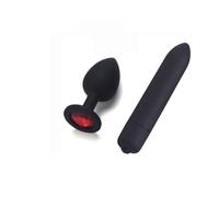 Plug anale S/M/L Plug anale in silicone Dildo Bullet Vibratore Butt Plug Massaggiatore della prostata Giocattoli del sesso anale Per Donne Uomini Gay