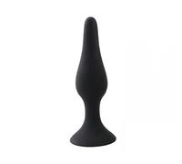Plug anale S/M/L/XL Plug anale in silicone Butt Plug Stimolazione dell'ano Massaggio prostatico Giocattoli del sesso Prodotti del sesso anale gay (M-black)