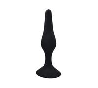 Plug anale S/M/L/XL Plug anale in silicone Butt Plug Stimolazione dell'ano Massaggio prostatico Giocattoli sessuali Dilatatore anale gay Sex Shop (L-nero)