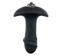 Plug Anale S Pleasures Twist Nero Nero/Argentato