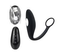 Plug anale Scossa elettrica 10 giocattoli del sesso di frequenza Per vibratore da uomo vibratore con spina anale macchina del sesso per masturbatore con telecomando senza fili