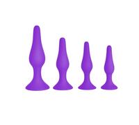 Plug anale set di plug anale in silicone butt plug dildo anale giocattoli del sesso per principianti prodotti erotici massaggiatore plug per adulti (B)