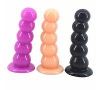 Plug anale sex toy enorme silicone sadomaso morbido dildo anal toys a sfere