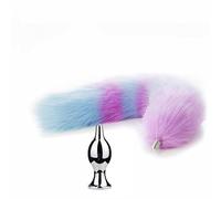 Plug anale Sex Toys 40cm Coda staccabile con 6 Style S Size Smooth Butt Plug Cosplay Gioco di flirt Sex Shop (S-122 con coda)