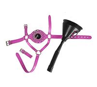 Plug anale Sex Toys Coppie Port Plugs Imbuto Tipo Maschera Giocattoli SM bondage bdsm Sexy Giocattolo erotico (Rosso)