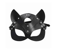 Plug anale Sex Toys Cosplay Maschera Coda Plug anale Metallo Anus Butt Plug Maschera Mezza maschera per gatti Maschera per adulti sexy Maschere per giochi (Mask1)