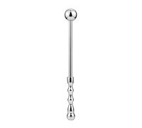 Plug anale Sextoy maschio plug anale in acciaio inossidabile perline di testa G Spot Masturbatore maschio doppio dildo giocattolo del sesso vibratore anale