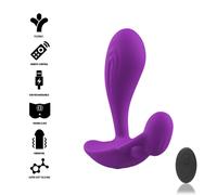 Plug Anale Vibrante con Telecomando Shelly - Viola