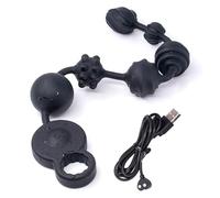 Plug anale Silicone Super Long Vibratori Palline anali Massaggiatore della prostata Butt Plug Soft Deep Vibration Esercizio Plug Sex Toys