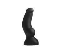 Plug anale Soft Butt Plug Big Buttplug Dildo anale Masturbazione Giocattoli per dilatatore anale per adulti con massaggio prostatico Super aspirazione (A095-Black XXL)