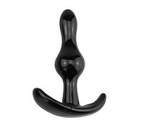 Plug anale Soft Dildo Anale Butt Plug Massaggiatore della prostata Plug anale gay Giocattoli Prodotto del sesso per adulti (stile E nero)