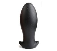 Plug anale Soft Large Anal Butt Plug Analplug Dilatatore Prostata Massaggiatore Dildo Masturbatori Negozio di giocattoli sexy per adulti (Nero S)