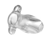 Plug anale Soft Plug anale trasparente Peeping Anus Butt Plug Dispositivo di masturbazione Anal Expansio Sm Giocattoli erotici (M con tappo)