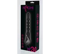 Plug anale sonda XL 26 cm Naghi 30 USB boost e 10 vibrazioni waterproof nero