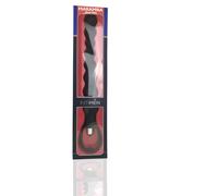 Plug anale sonda XL 36 cm Maramba progressivo a sfere nero 10 vibrazioni